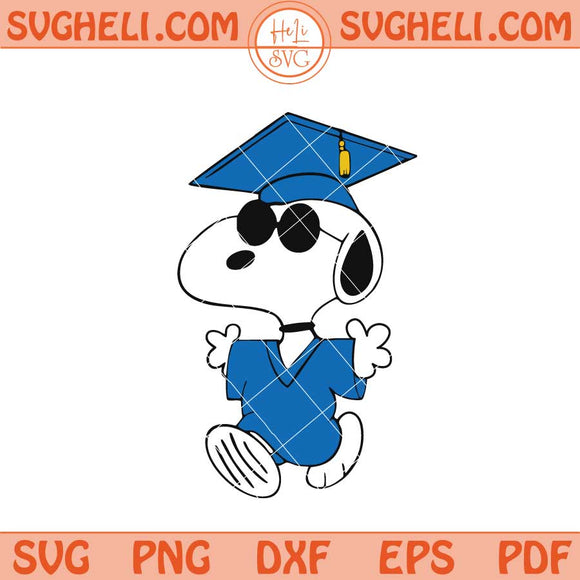 Graduation Snoopy Svg Cute Snoopy Senior Svg Snoopy Svg Png Dxf Eps