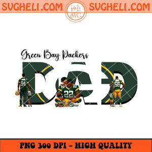 Green Bay Packers Dad Png Father's Day Football Png Sublimation Files