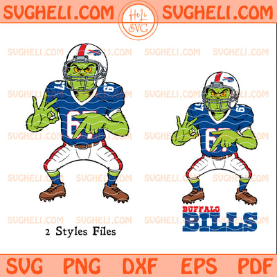 Grinch Six Seven Buffalo Bills Football Christmas Svg