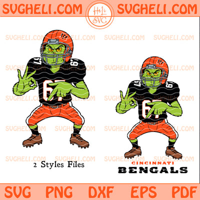 Grinch Six Seven Cincinnati Bengals Football Christmas Svg