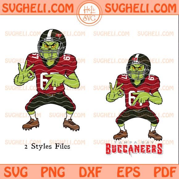 Grinch Six Seven Tampa Bay Buccaneers Football Christmas Svg