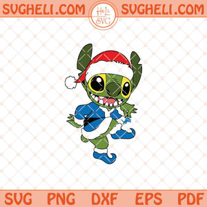 Grinch Stitch Detroit Lions Svg Detriot Lions Blue Christmas Svg Dxf Eps Files