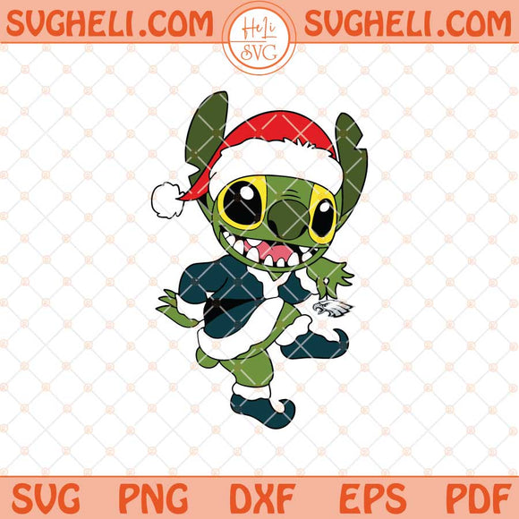 Grinch Stitch Philadelphia Eagles Svg Stitch Philadelphia Svg Dxf Eps Files