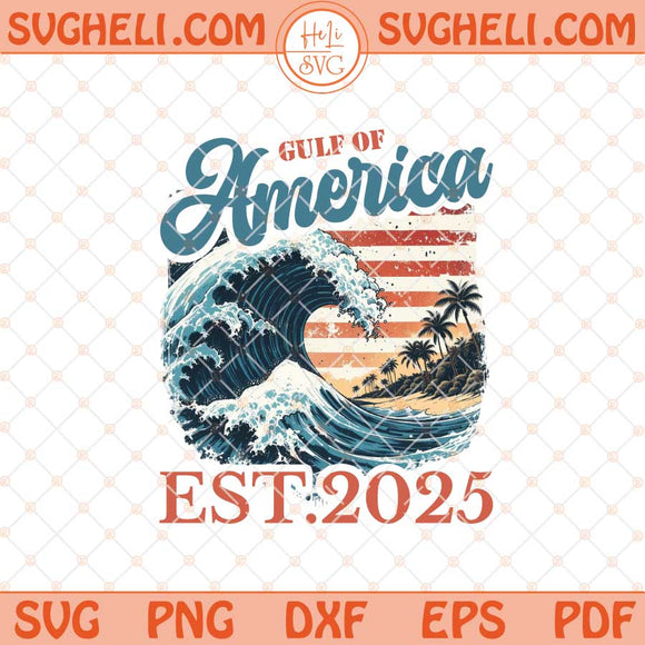 Gulf of America Svg Gulf Of Usa America Svg Gulf Beach Svg Png Dxf Eps Files