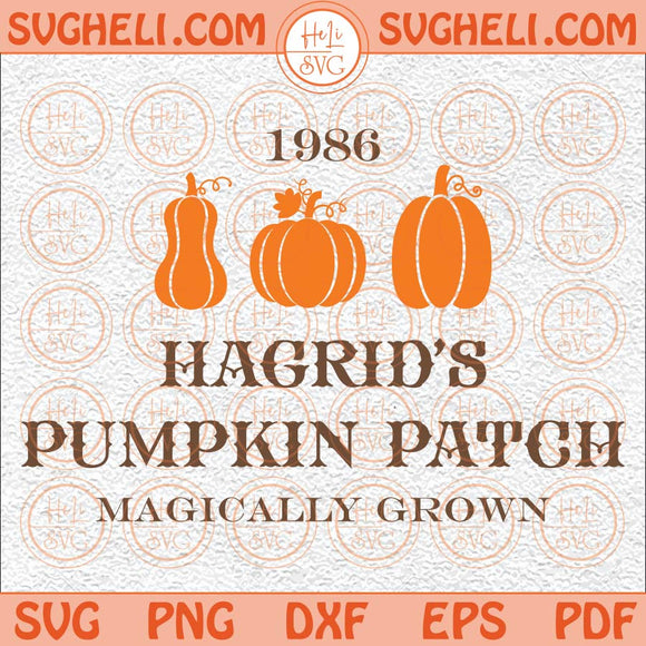 Hagrid Pumpkin Patch Svg Kids Halloween Svg Harry Baby Svg Png Dxf Eps