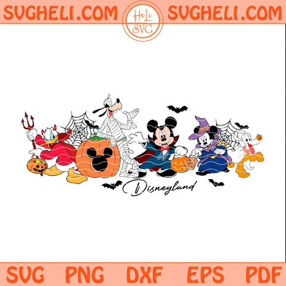 Halloween Disney Character Svg Halloween Disney Friends Svg