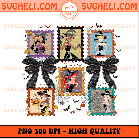 Halloween Disney Princesses Stamp Png Coquette Princess Png