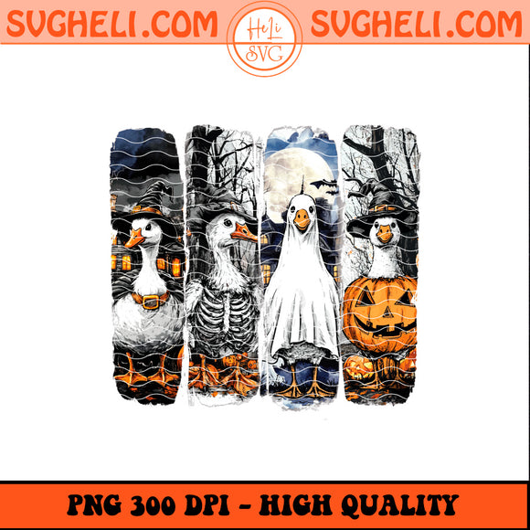 Halloween Goose Png Halloween Sublimation Witch Goose Png