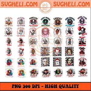 Halloween Horror Character Png Bundle Horror Halloween Png