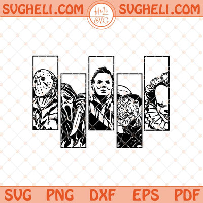 Halloween Horror Movie Killers Svg Halloween Horror Svg Png Dxf Eps Files