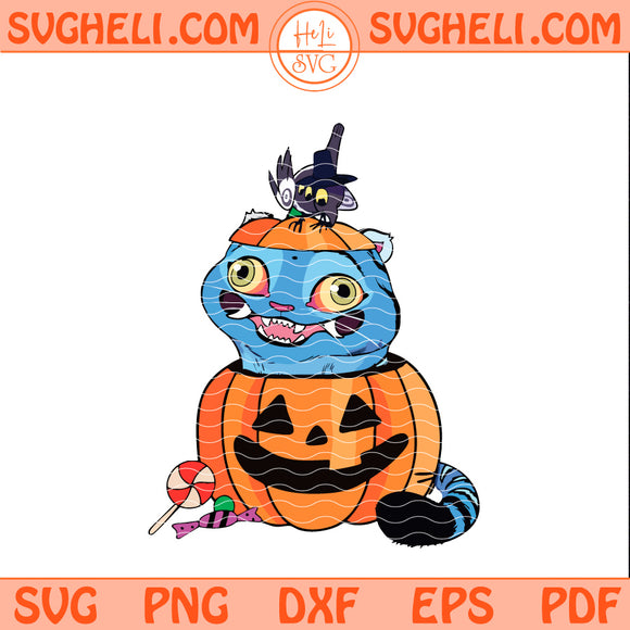 Halloween Kpop Demon Hunters Tiger Svg, Derpy Tiger Svg