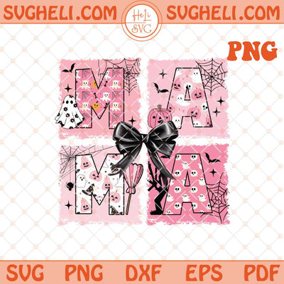 Halloween Mama Png Coquette Halloween Png Cute Ghost Png Sublimation Files