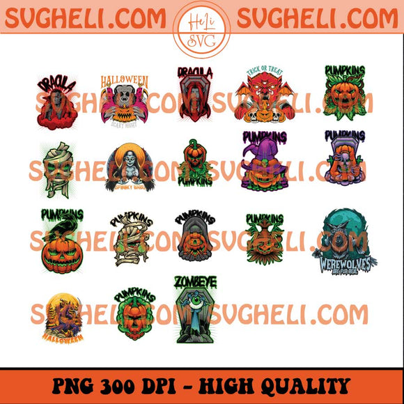 Halloween Png Bundle Spooky Season Png Fuuny Halloween Png