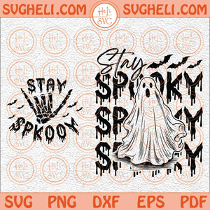 Halloween Stay Spooky Svg Boho Halloween Svg Halloween Season Svg Png Dxf Eps Pocket Design Files