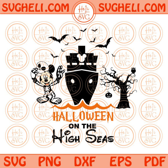 Halloween on High Seas Svg Halloween Mickey Svg Halloween Svg Png Dxf Eps Files