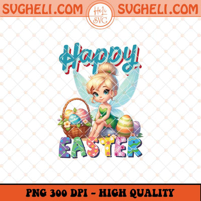Happy Easter Baby Tinkerbell Png Tinkerbell Easter Bunny Png Sublimation Files