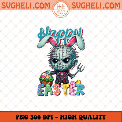 Happy Easter Chibi Pinhead Png Pinhead Easter Bunny Png Sublimation Files