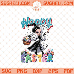 Happy Easter Cruella De Vil Png Cruella De Vil Easter Png Sublimation Files