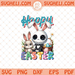 Happy Easter Jack Skellington Png Jack Skellington Easter Png Sublimation Files