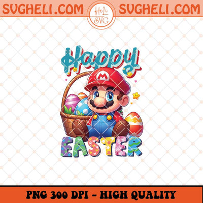 Happy Easter Mario Png Mario Easter Bunny Png Sublimation Files
