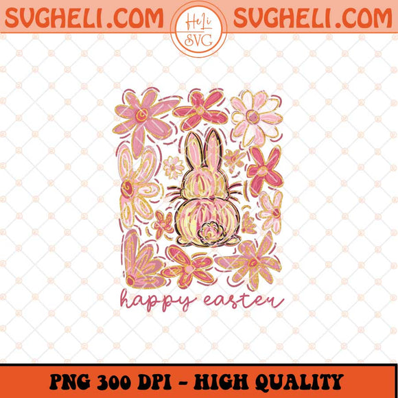 Happy Easter Png Boho Easter Png Glitter Easter Coquette Png Sublimation Files