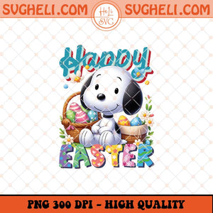Happy Easter Snoopy Png Snoopy Easter Bunny Png Sublimation Files