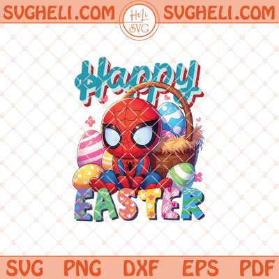 Happy Easter Spiderman Png Spiderman Easter Bunny Png Sublimation Files