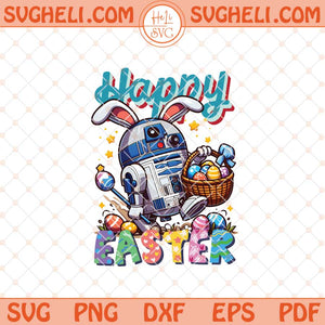 Happy Easter Star Wars R2D2 Png Star Wars R2D2 Easter Png Sublimation Files
