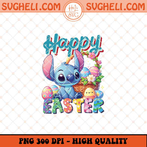 Happy Easter Stitch Png Stitch Easter Bunny Png Sublimation Files