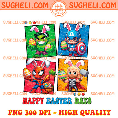 Happy Easter Superheroes Png Superheroes Easter Bunny Png