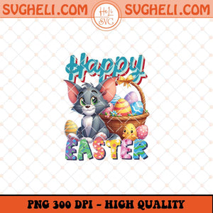 Happy Easter Tom Png Tom & Jerry Easter Bunny Png Sublimation Files