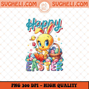 Happy Easter Tweety Bird Png Tweety Bird Easter Bunny Png Sublimation Files