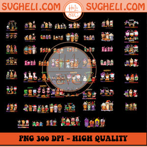 Happy Hallothanksmas Coffee Png Bundle Hallothanksmas Png