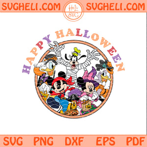 Happy Halloween Disney Friends Svg Disney Halloween Svg