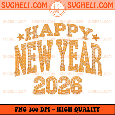 Happy New Year 2026 Latch Hook Yarn Crochet Png
