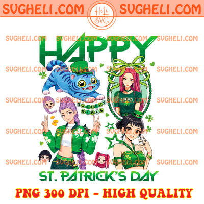 Happy St Patrcisk Day Huntrix Kpop Demon Hunter Png