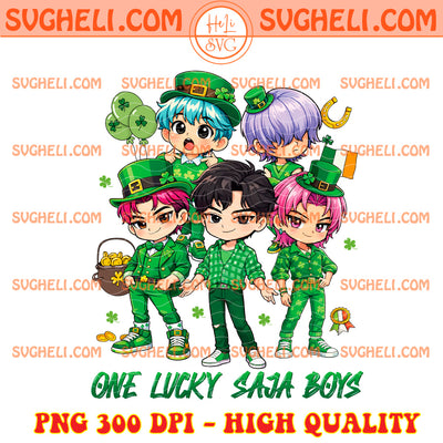 Happy St Patricks Day One Lucky Saja Boys Png Saja Boys Png