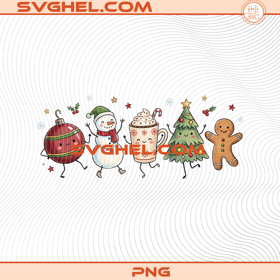 Cute Christmas Doodles Png Happy Smiling Doodles Png