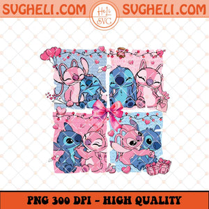 Happy Valentine Stitch Coquette Valentine's Png Sublimation Files