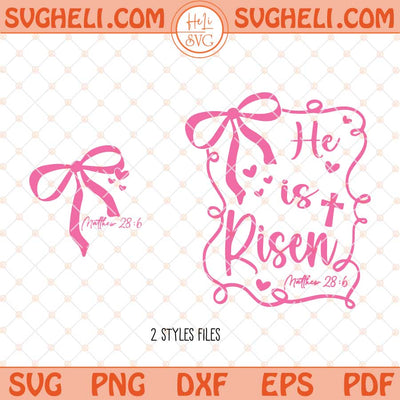 He Is Risen Svg Easter Svg Christian Svg Christian Easter Svg Png Dxf Eps Files