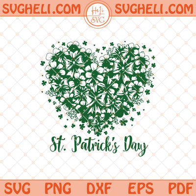 Heart Coquette Bow Patrick's Day Svg Coquette St Patrick Svg Png Dxf Eps Files