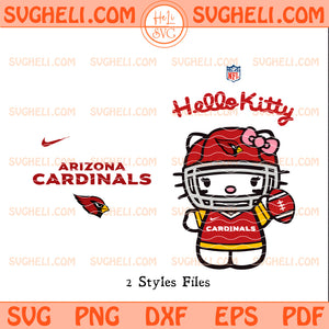 Hello Kitty Arizona Cardinals NFL Svg Cardinals NFL Svg