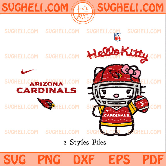 Hello Kitty Arizona Cardinals NFL Svg Cardinals NFL Svg