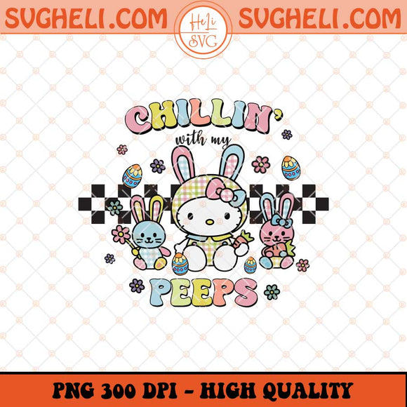 Hello Kitty Easter Peeps Png Hello Kitty Bunny Easter Png Sublimation Files