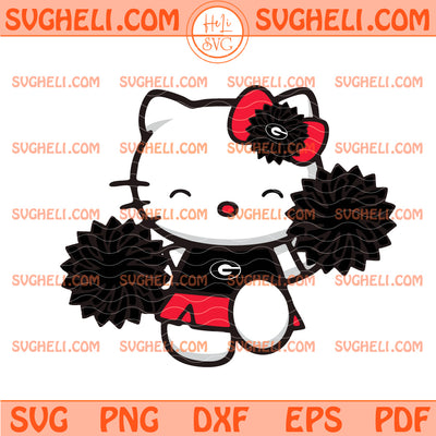 Hello Kitty Georgia Bulldogs Svg Georgia Bulldogs Svg