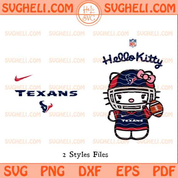 Hello Kitty Houston Texans NFL Svg Houston Texans NFL Svg
