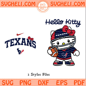 Hello Kitty Houston Texans Svg NFL Houston Texans Svg