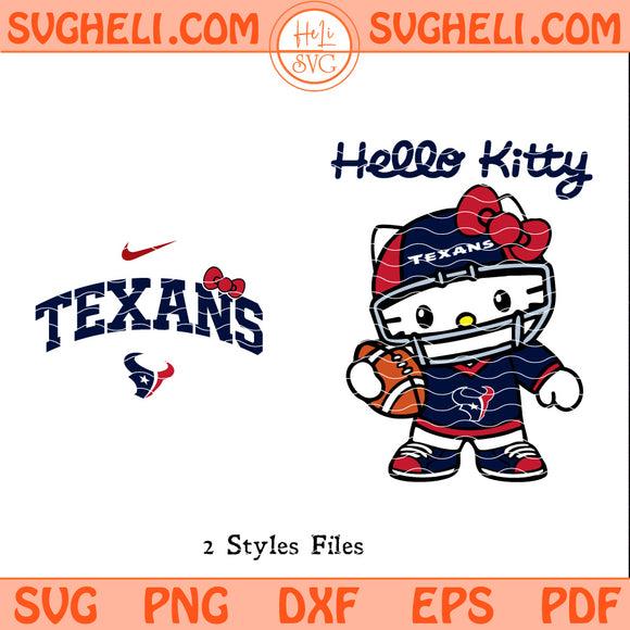 Hello Kitty Houston Texans Svg NFL Houston Texans Svg