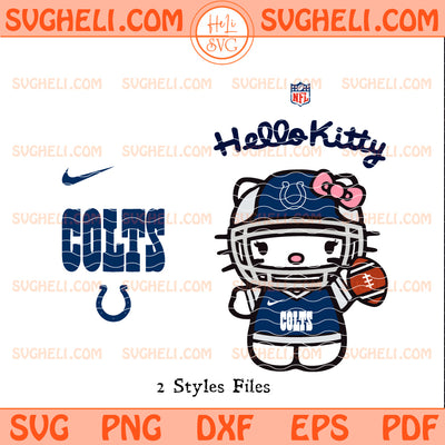 Hello Kitty Indianapolis Colts NFL Svg Colts NFL Svg