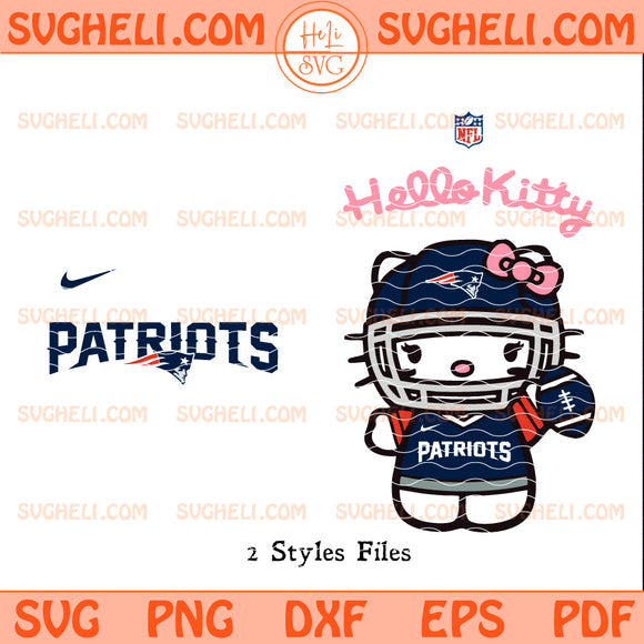 Hello Kitty New England Patriots NFL Svg Patriots NFL Svg
